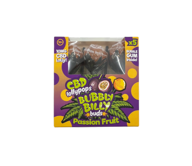 Sucette CBD Sour Pineapple - 5 pcs | BUBBLY BILLY