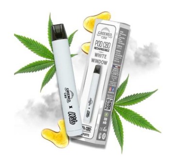 Vap pen CBD 10% White Window | Greeneo