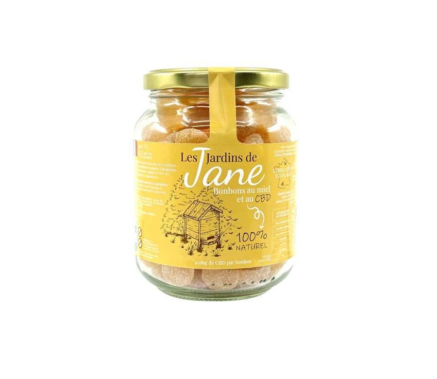 Bonbon CBD miel | Les Jardins de Jane