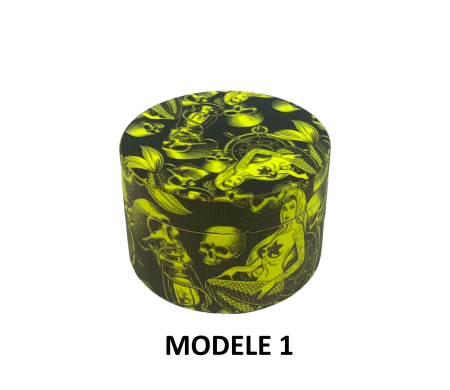 Grinder 50mm green skulls | FARO (Modèle 4)