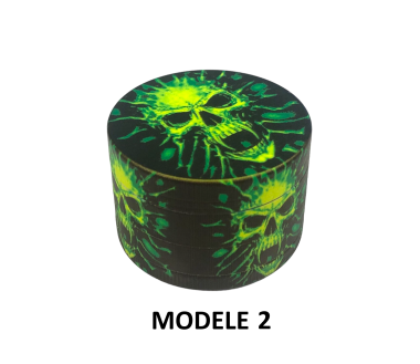 Grinder 50mm green skulls | FARO (Modèle 4)