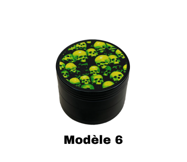 Grinder 50mm green skulls | FARO (Modèle 4)