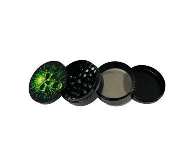 Grinder 50mm green skulls | FARO (Modèle 4)