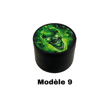 Grinder 50mm green skulls | FARO (Modèle 4)