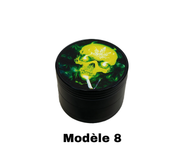 Grinder 50mm green skulls | FARO (Modèle 4)