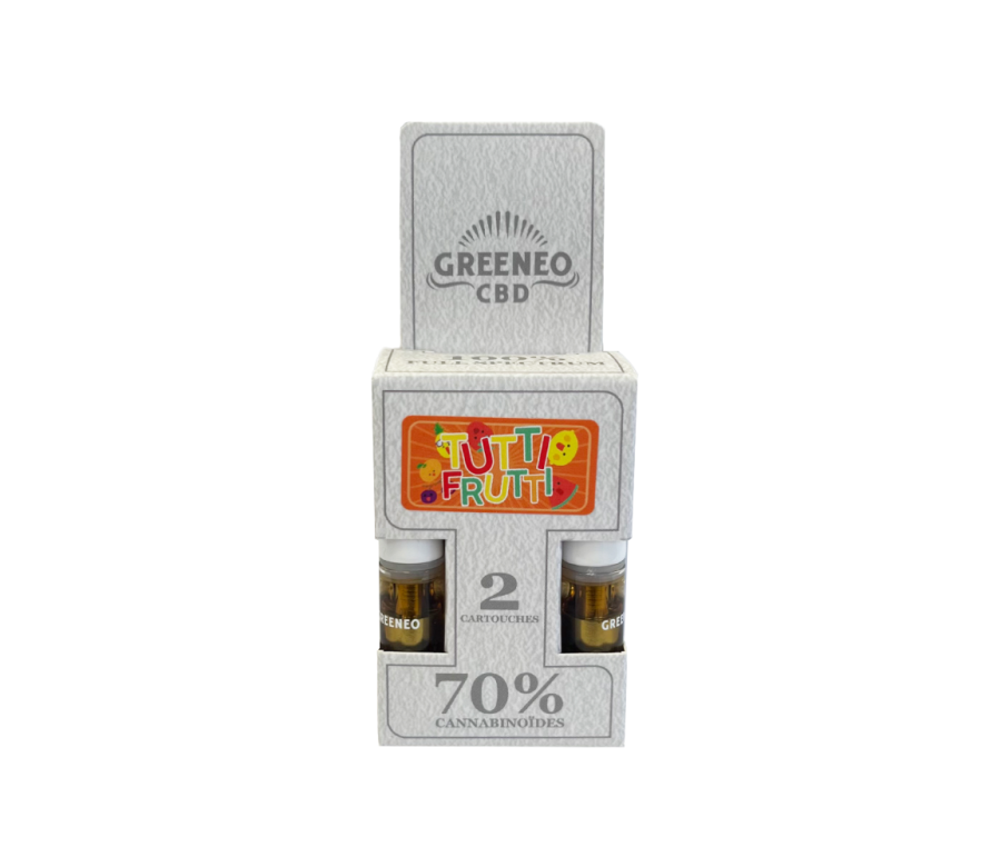 Cartouche e-liquide CBD full spectrum 70% - 2 pcs | GREENEO (Menthe) Cartouche e-liquide CBD full spectrum 70% - 2 pcs | GREENEO (Menthe)
