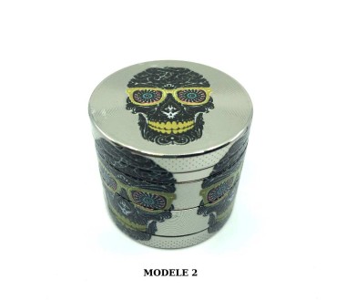 Grinder 40mm hippie skull | CHAMP HIGH (Modèle 2)