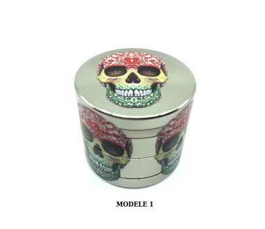 Grinder 40mm hippie skull | CHAMP HIGH (Modèle 3)