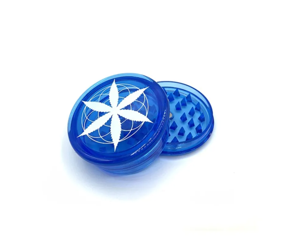 Grinder 60mm feuille cannabis | PLANT OF LIFE (Rouge)