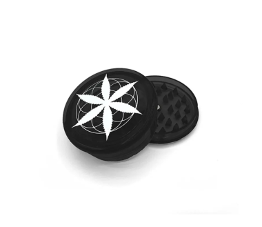 Grinder 60mm feuille cannabis | PLANT OF LIFE (Rouge)