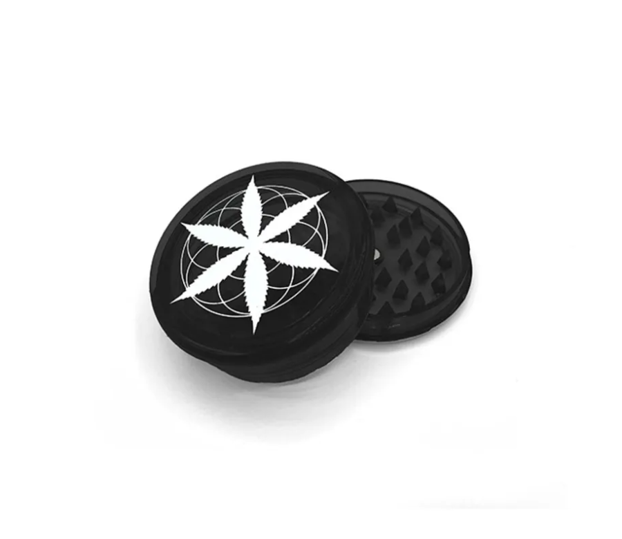 Grinder 60mm feuille cannabis | PLANT OF LIFE (Rouge)