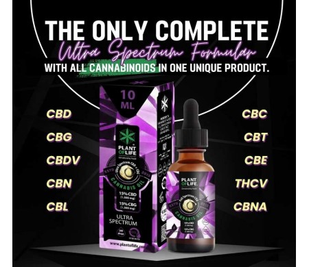 Huile CBD & CBG 30% ultra spectrum | PLANT OF LIFE