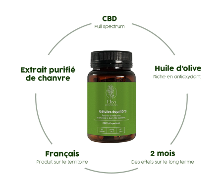 Gélule CBD équilibre | ELEA