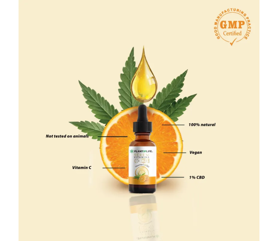 Sérum CBD Vitamine C Plant of Life 30ml Sérum CBD Vitamine C Plant of Life 30ml
