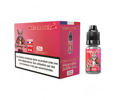 E-liquide White Rabbit 2% Watermelon Bubble Gum 10ml