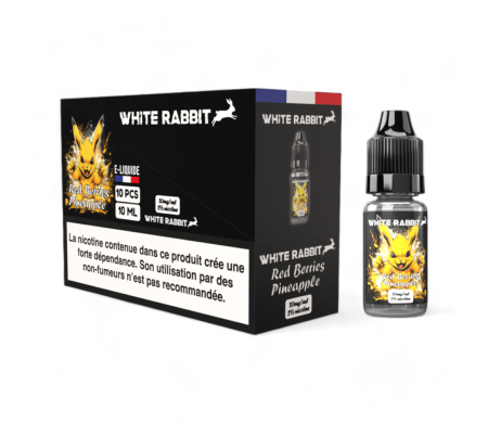 E-liquide White Rabbit 2% Red Berries Pineapple 10ml