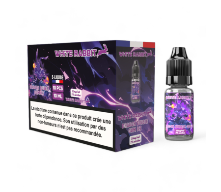 E-liquide White Rabbit 2% Dragon Bubble Gum Ice 10ml