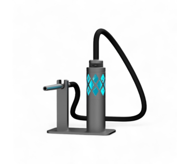 Support e-chicha Dock Hookah Air Gun Métal
