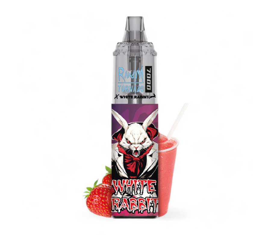Puff Tornado 7000 White Rabbit Strawberry Slush