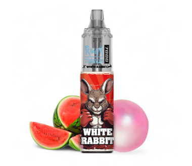 Puff White Rabbit Tornado 7000 Watermelon Bubble Gum