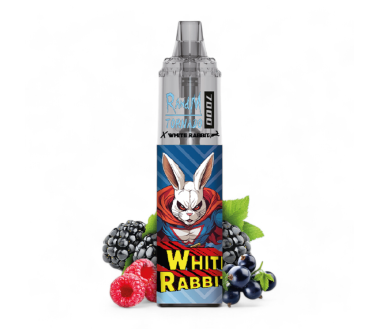 Puff White Rabbit x RandM Tornado 7000 Triple berries