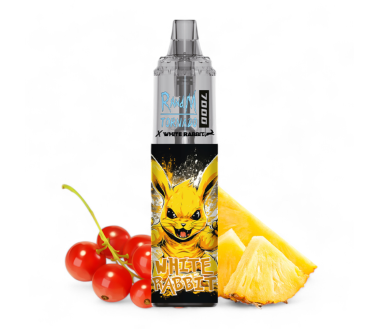 Puff Tornado 7000 White Rabbit Red Berries Pineapple