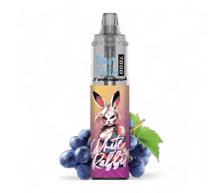 White Rabbit x RandM Tornado 7000 Isabella Grape