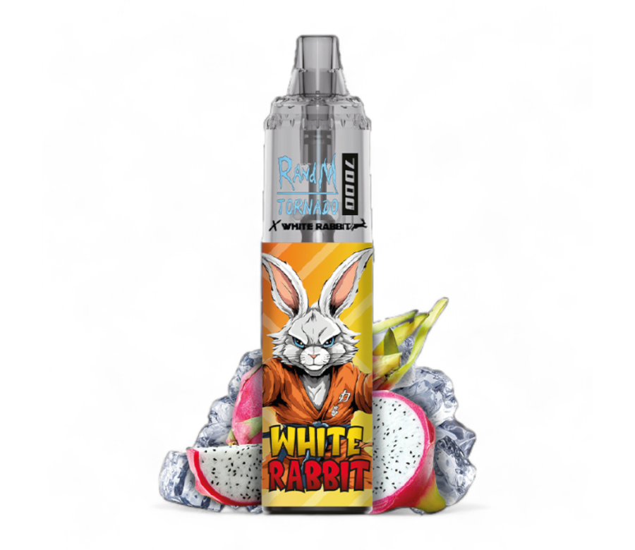 Puff Tornado 7000 Dragon Fruit Ice White Rabbit
