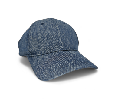 Casquette en chanvre bleu jean