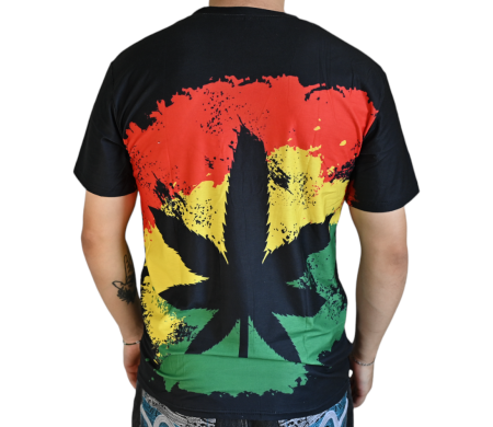 T-shirt Cannabis Rasta (M)