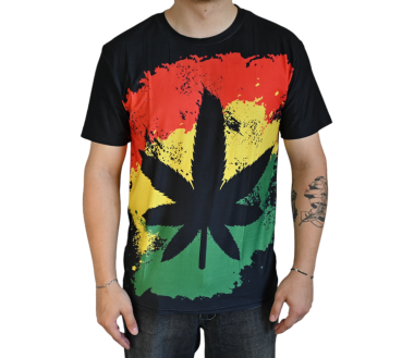 T-shirt Cannabis Rasta (M)