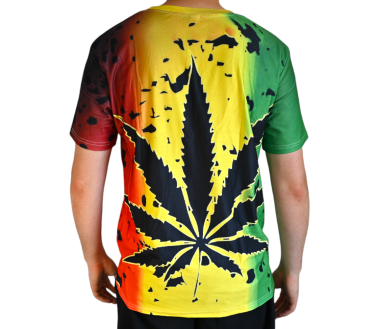 T-shirt Cannabis Style Rasta (M)