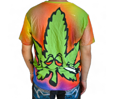 T-shirt Cannabis Multicolore (XL)