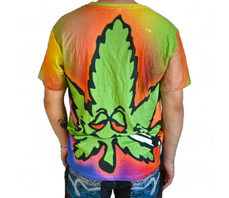 T-shirt Cannabis Multicolore (XL)