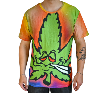 T-shirt Cannabis Multicolore (XL)