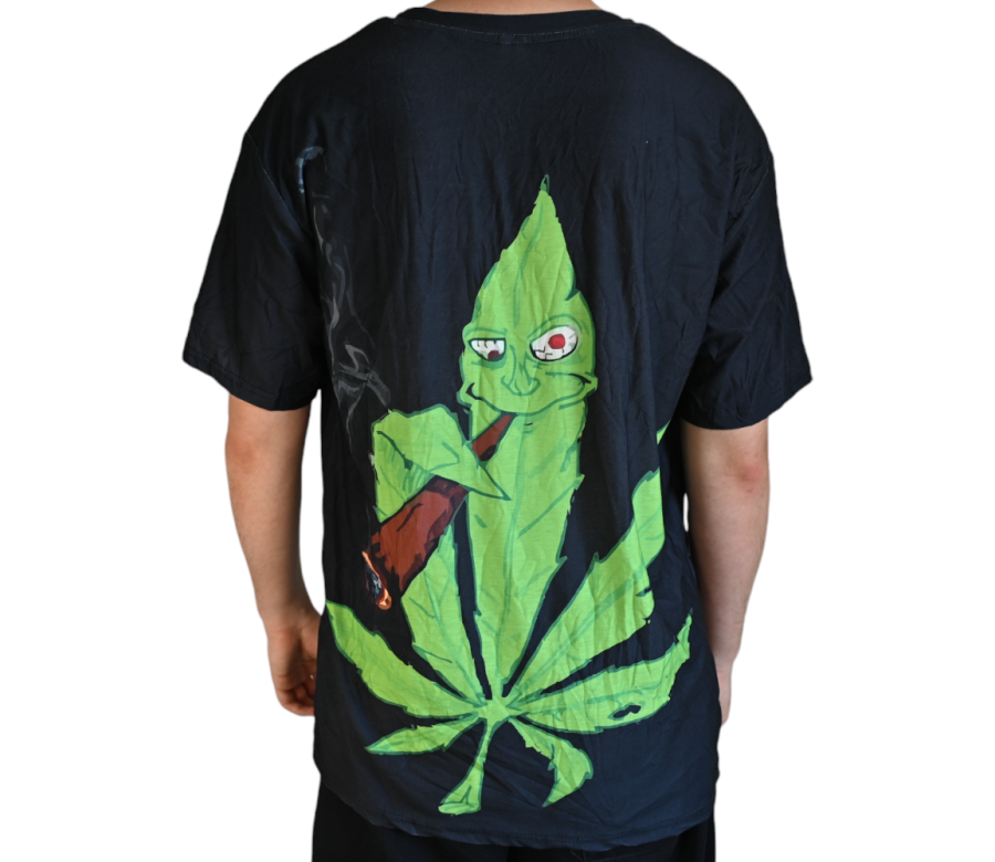 T-shirt Cannabis Leaf Cartoon (XL)