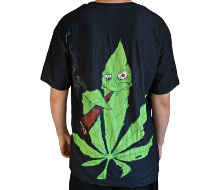 T-shirt Cannabis Leaf Cartoon (XL)