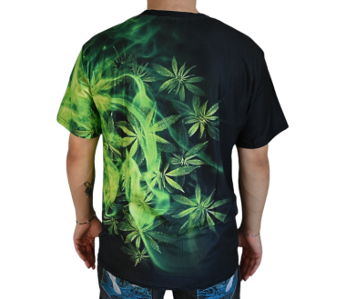T-shirt Cannabis Smoky Green (XL)