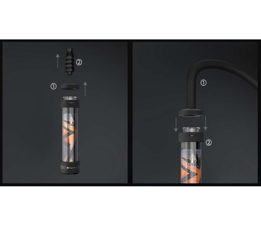 Support e-chicha Dock Hookah Air bleu