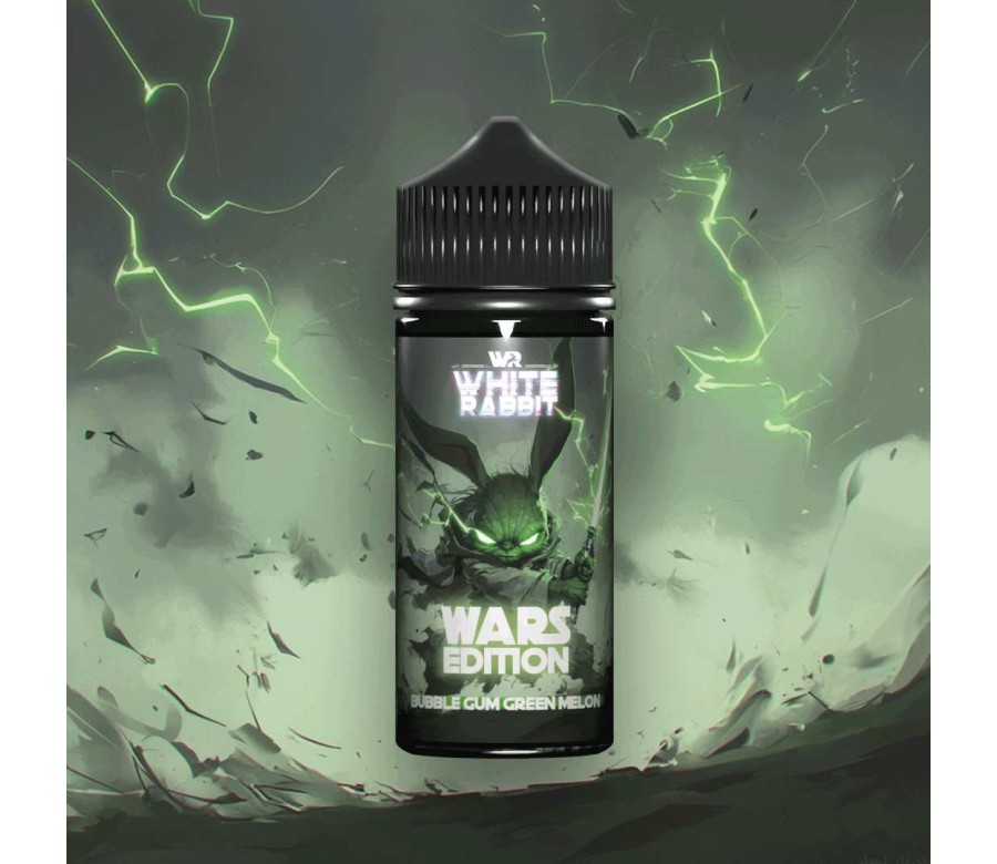 E-Liquide White Rabbit Wars Edition Bubble Gum Green Melon