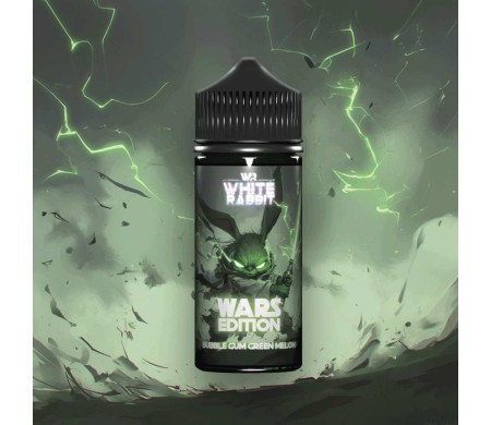E-Liquide White Rabbit Wars Edition Bubble Gum Green Melon