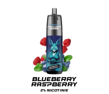 Puff WHITE RABBIT x TORNADO 15000 Blueberry Raspberry