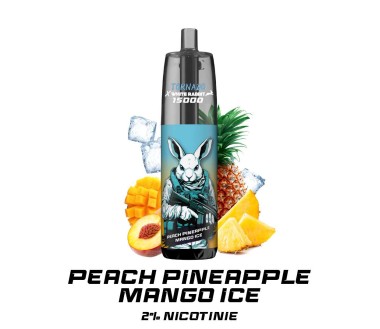 Puff WHITE RABBIT x TORNADO 15000 Peach Pineapple Mango Ice