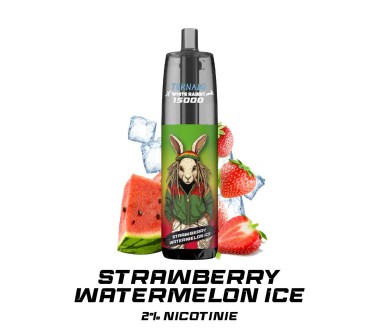 Puff WHITE RABBIT x TORNADO 15000 Strawberry Watermelon Ice