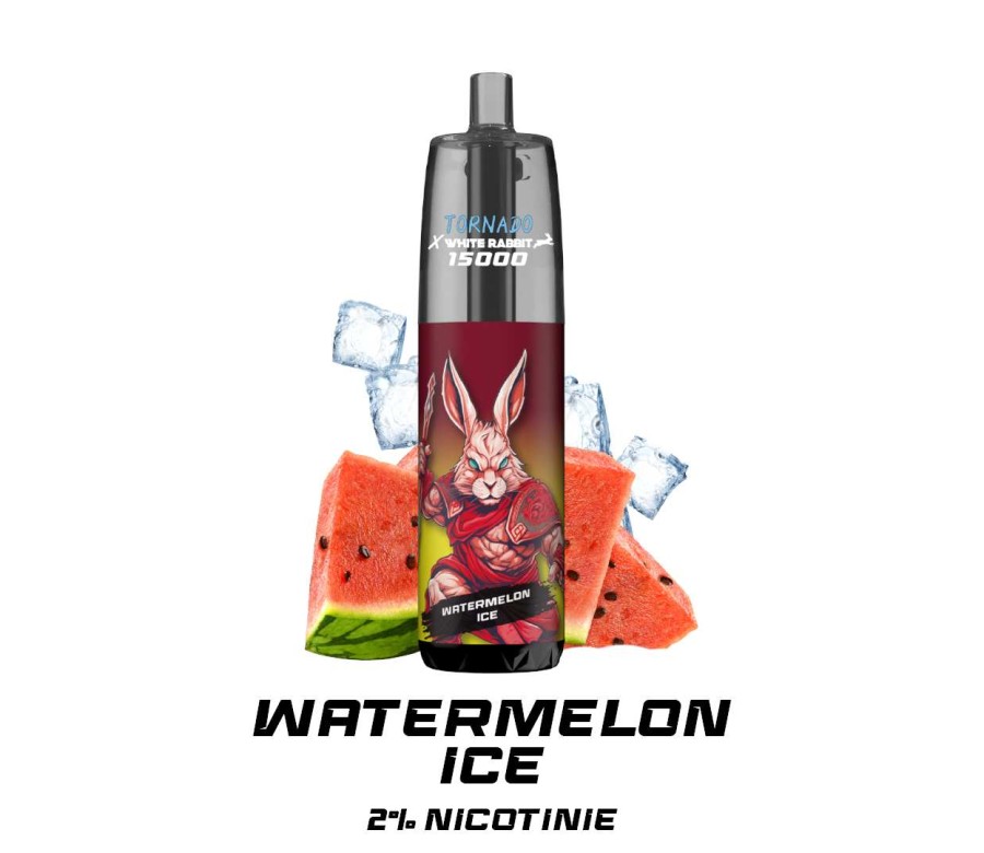 Puff WHITE RABBIT x TORNADO 15000 Watermelon Ice Puff WHITE RABBIT x TORNADO 15000 Watermelon Ice