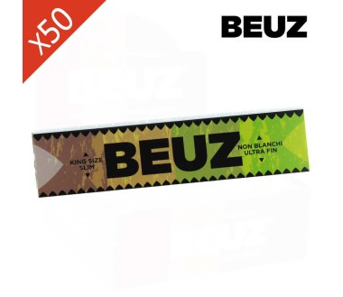Boite de 50 carnets Beuz Brown Slim King Size