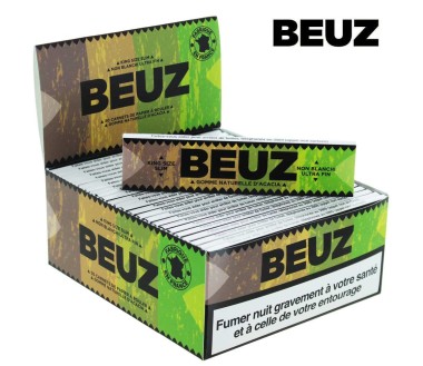 Boite de 50 carnets Beuz Brown Slim King Size