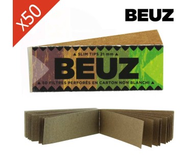 Boîte de 50 carnets de filtres à rouler Beuz