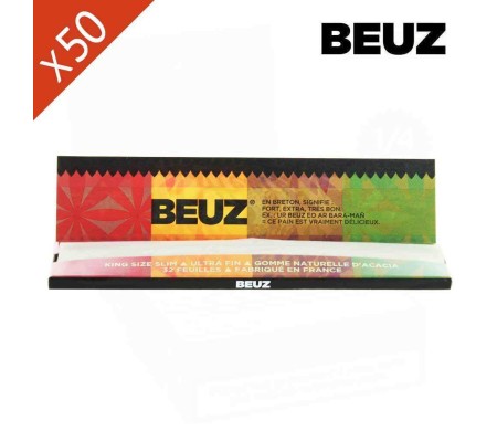 Boîte de 50 carnets Beuz Hemp Bio King Size