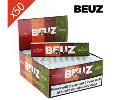 Boîte de 50 carnets Beuz Hemp Bio King Size